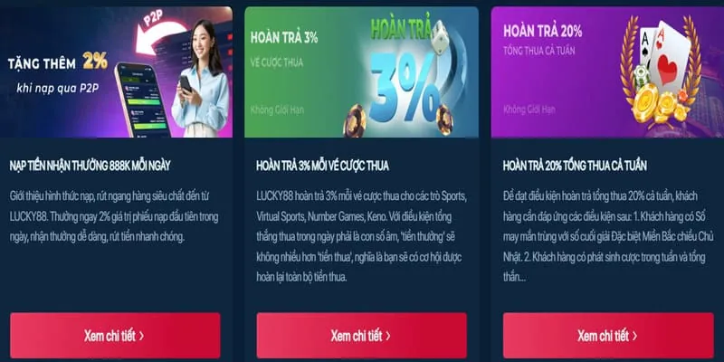 Chương trình khuyến mãi 36win web